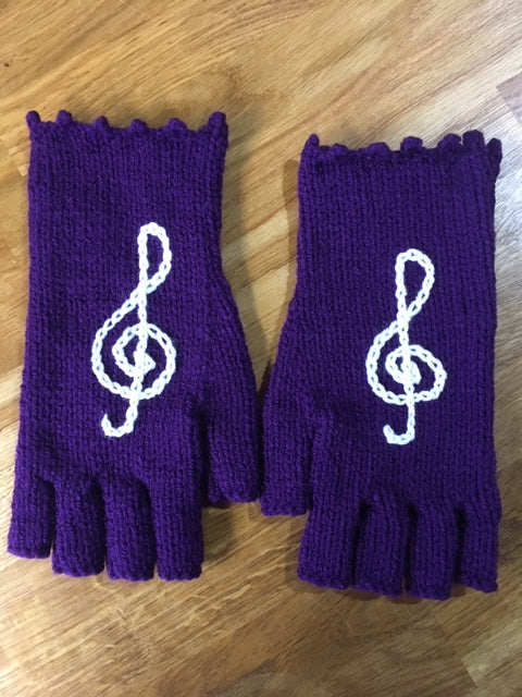 Hand Knitted Fingerless Gloves