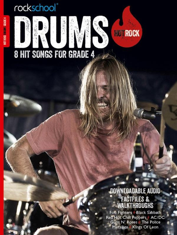 Rockschool Drums Hot Rock Book + Download