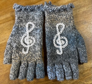 Hand Knitted Fingerless Gloves