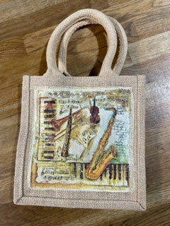 CraftyLu Handmade Jute Mini Shopper