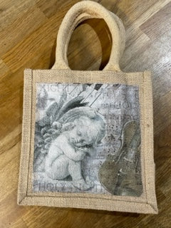 CraftyLu Handmade Jute Mini Shopper