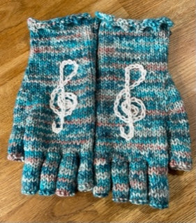 Hand Knitted Fingerless Gloves