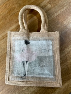 CraftyLu Handmade Jute Mini Shopper