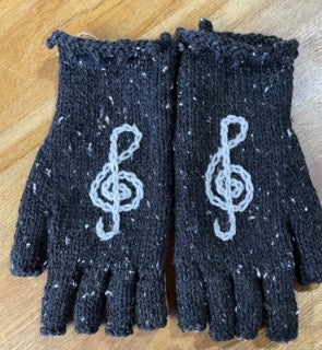 Hand Knitted Fingerless Gloves