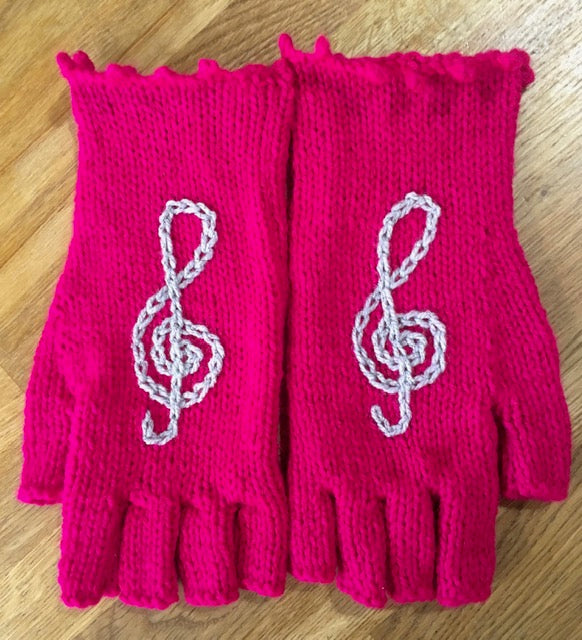 Hand Knitted Fingerless Gloves