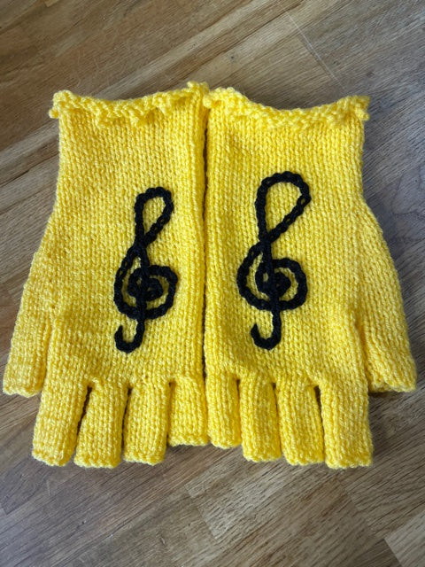 Hand Knitted Fingerless Gloves