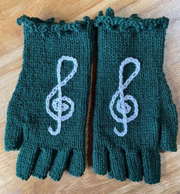 Hand Knitted Fingerless Gloves