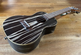 Halona Concert Black Butterfly Ukulele (HUKC-20BB)