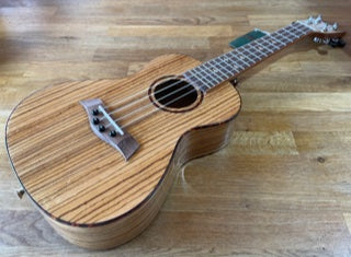 Halona Concert Zebra Gloss Ukulele (HUKC-20ZW)