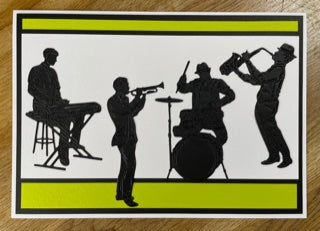 CraftyLu Handmade Greeting Card - Jazz Band Take 2