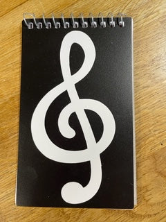 Notepad with Treble Clef