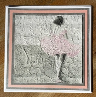 CraftyLu Handmade Greeting Card - Ballerina