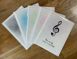 R Crafts Handmade Greeting Card - Music In My Heart