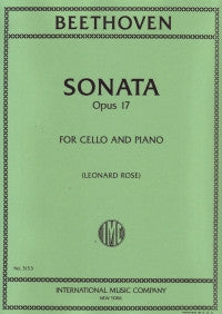 Beethoven: Sonata for Cello & Piano Opus 17
