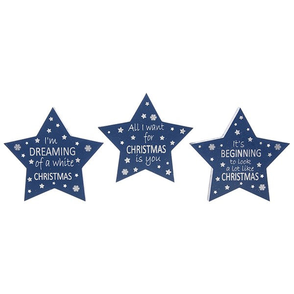 Yuletide Blue Christmas Star