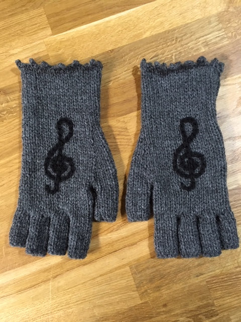 Hand Knitted Fingerless Gloves