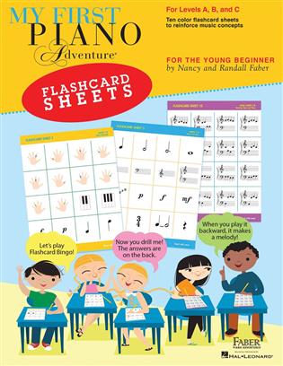 My First Piano Adventure: Flashcard Sheets