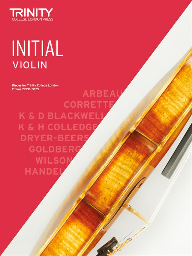 Trinity Violin Exams 2020-2023 Book Only