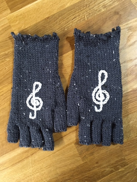 Hand Knitted Fingerless Gloves