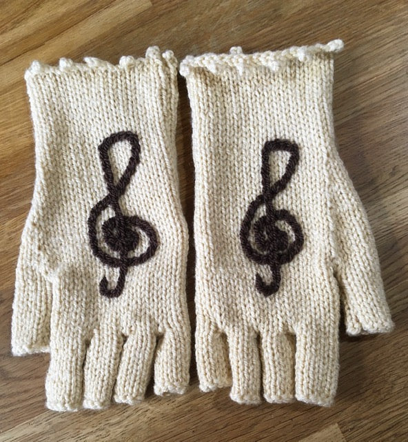 Hand Knitted Fingerless Gloves