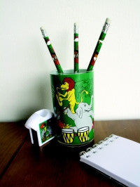 Animal Band Gift Set Beaker 3 Pencils + Sharpener