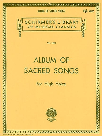 Album of Sacred Songs for High Voice