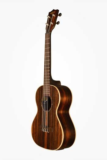 Kala KA-EBY-TE Ebony Striped Tenor Acoustic - Electric Ukulele