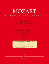 Mozart: Concerto in D Maj Violin KV218 No.4