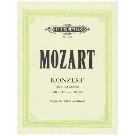 Mozart: Concerto in Eb Maj Violin K268