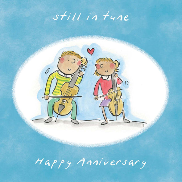 Greetings Card Still In Tune Anniversary