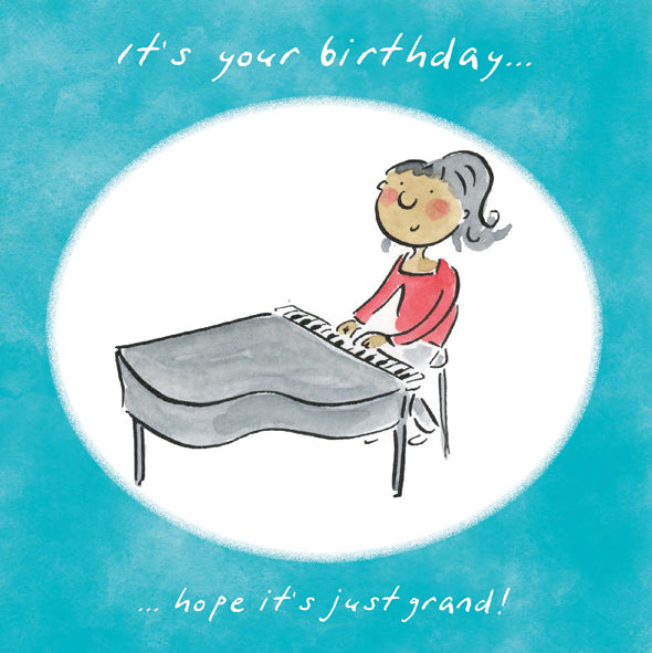 Greetings Card Just Grand Birthday