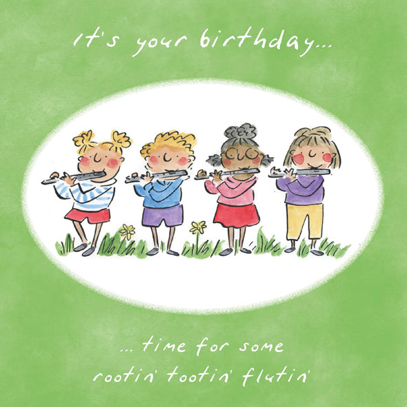 Greetings Card Rootin Tootin Fluting