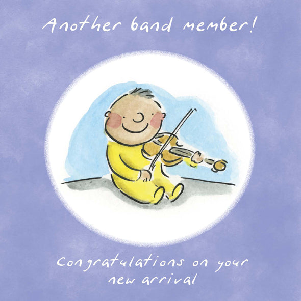 Greetings Card New Band Member Baby