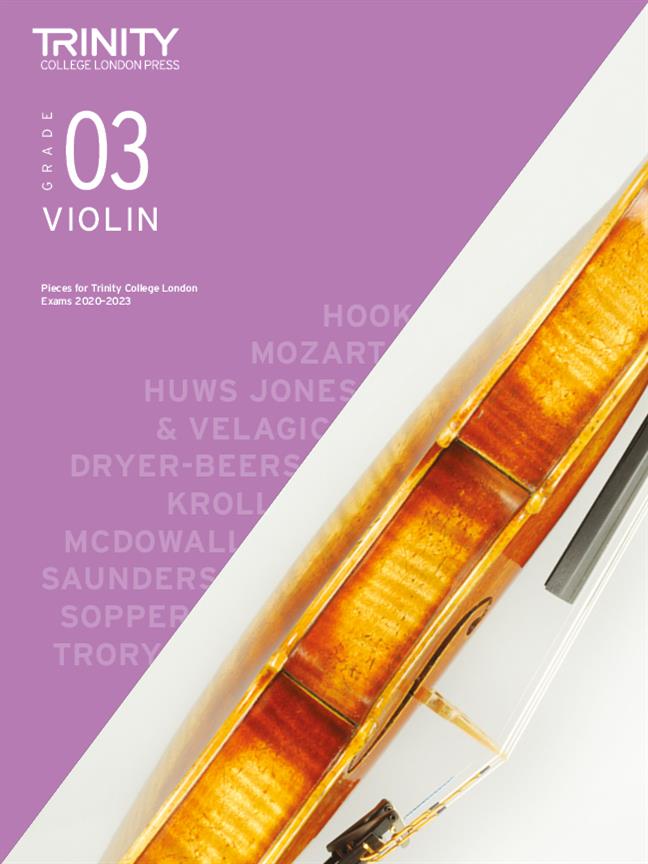 Trinity Violin Exams 2020-2023 Book Only