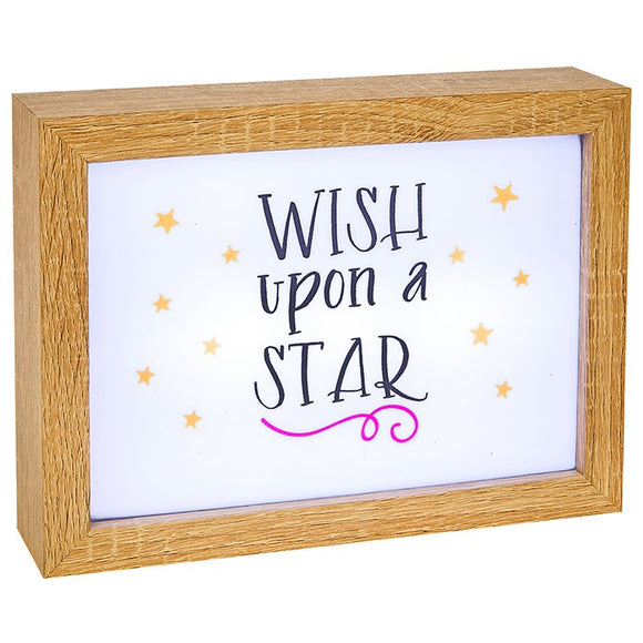 Wish Upon A Star Lumiere Rectangle LED Box