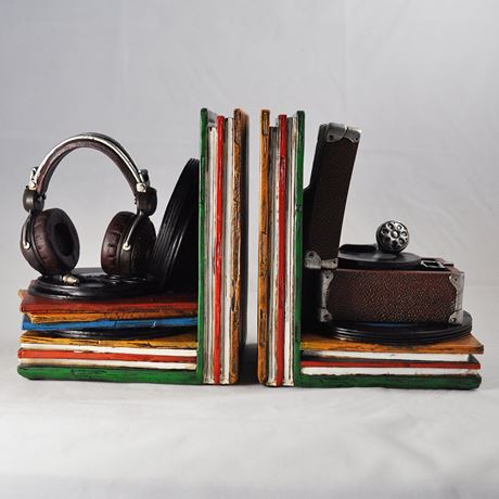 Record Player Shelf Tidy Pair