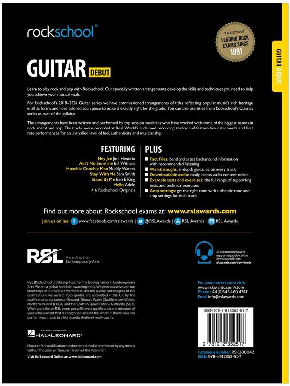 Rockschool Guitar 2018-2024