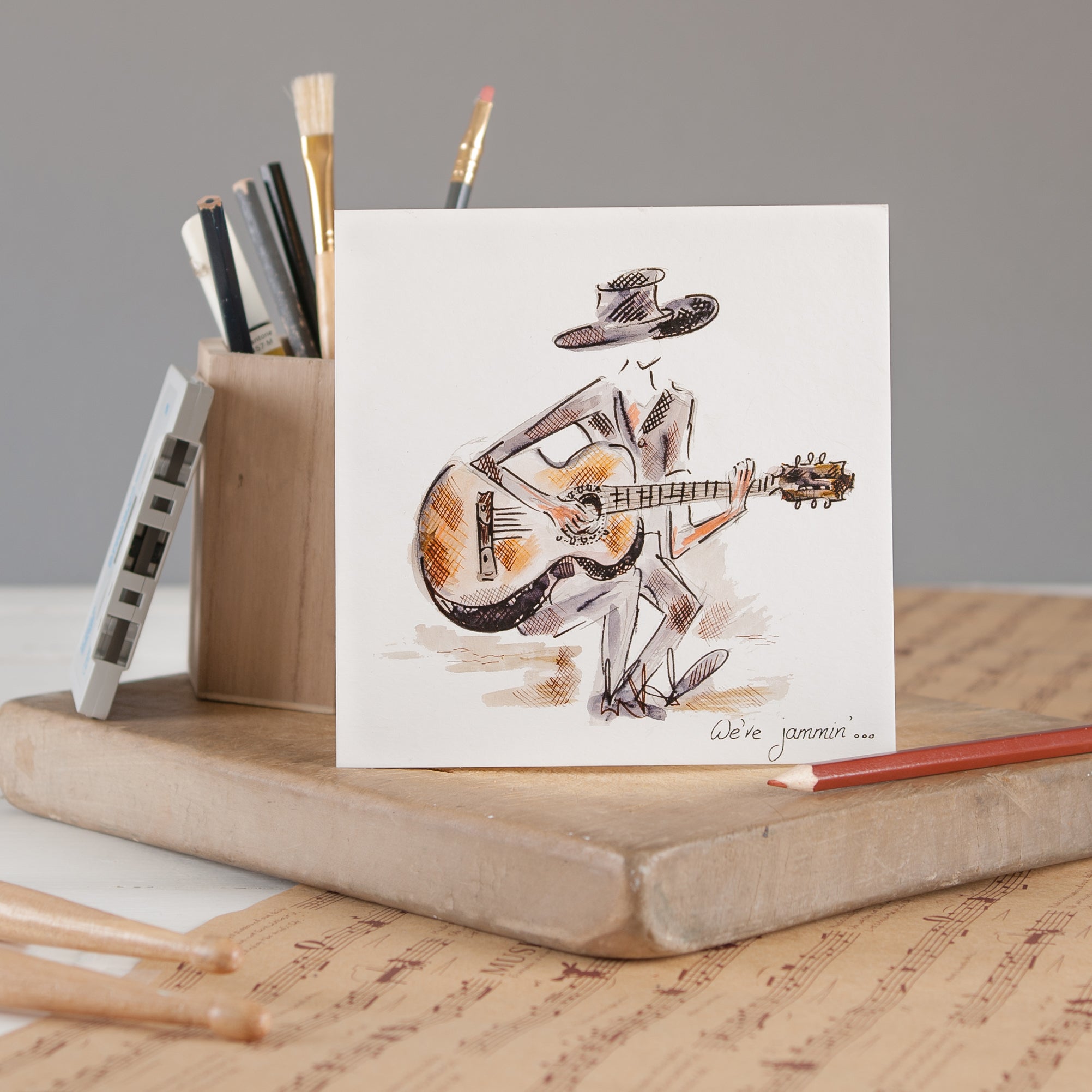 Greeting Card - We’re Jammin