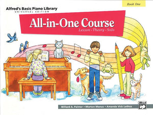 Alfred's Basic Piano Library All-in-One Book 1