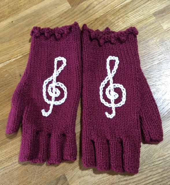 Hand Knitted Fingerless Gloves