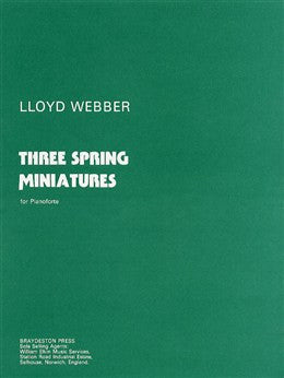 LLoyd Webber Three Spring Miniatures