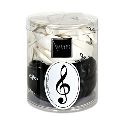 Balloon Box G-clef Black and White (20 pcs)