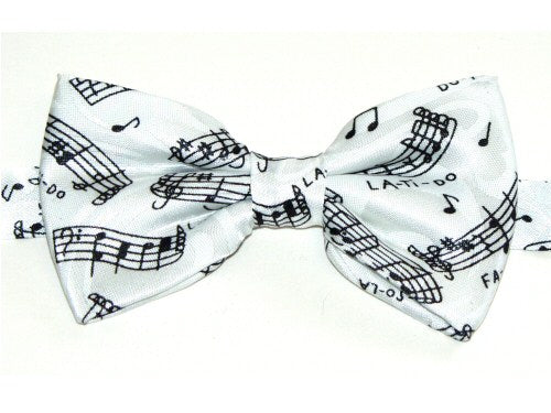 Bow Tie - Do Re Mi Fa on White