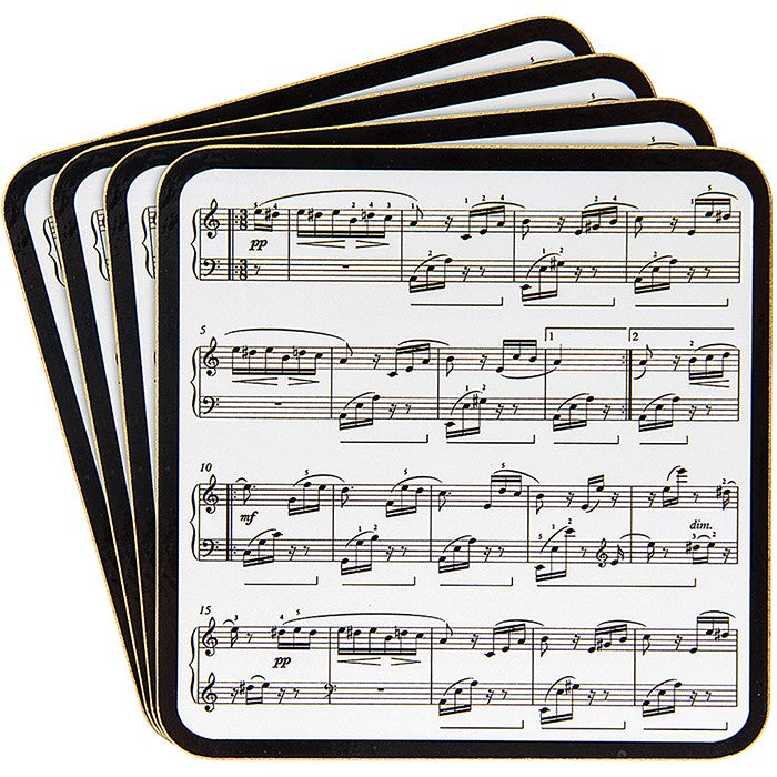 Making Music Coasters Set of 4