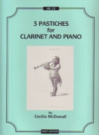 Mcdowall 3 Pastiches Clarinet