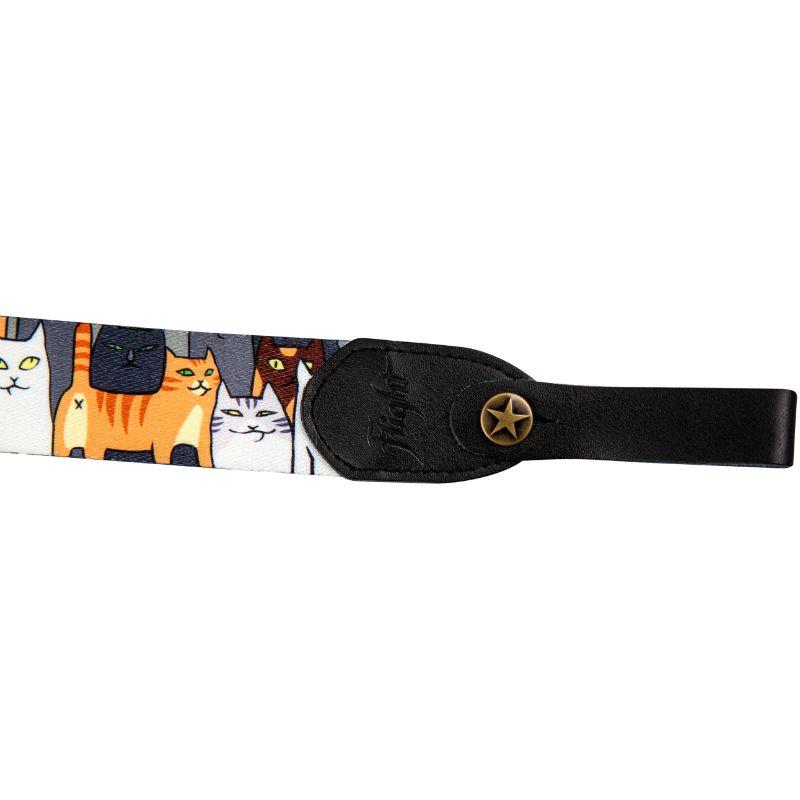 Polyester Ukulele Strap - Cats