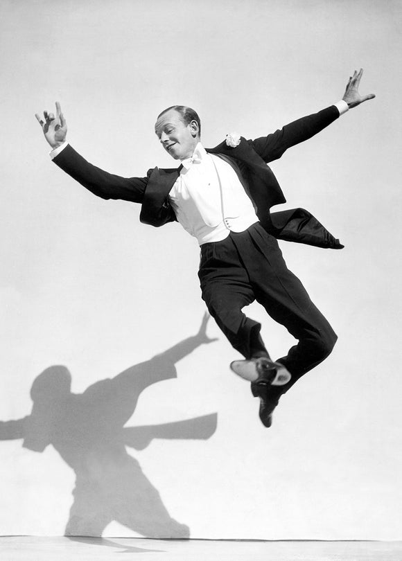 Greetings Card Fred Astaire and Shadow