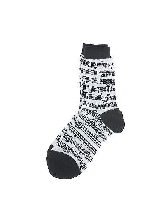 Kids' Socks: Sheet Music (Black/White)