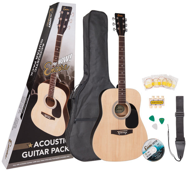 Encore Acoustic Guitar Outfit