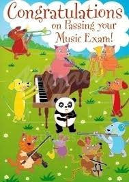 Congratulations On Passing Your Music Exam Card